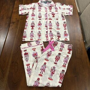 Katie Kime Holiday March Nutcracker Matching Pajama Pant Set Sz XL Christmas